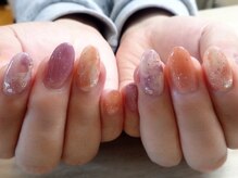 アミュリー ネイル アトリエ(Amury nail atelier)/くすみカラー ニュアンス シアー