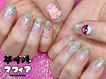 ネイルマフィア 渋谷(NAIL MAFIA)/オーダー3Dキャラネイル