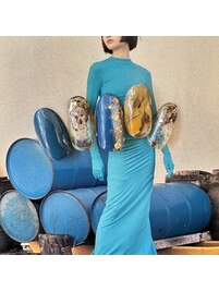 ブルーニュアンスネイル