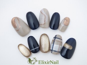 エリクサーネイル 池袋(Elixir Nail)/定額b カジュアル/クーポン使用