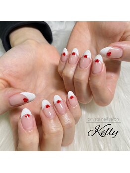 ケリー(Kelly)/【パラジェル】フレンチ　