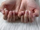 ラメグラデーションネイル