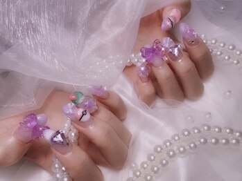 エミュ 心斎橋店(emu)/アート＆パーツやり放題ネイル1