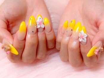 ルアナ(Luana.)/イエローグラデ×プルメリア