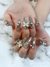 ブルーデイジー 栄本店(Blue daisy)/bijounail＊冬ネイル