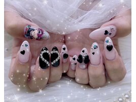 痛ネイル 推しネイル 地雷 冬