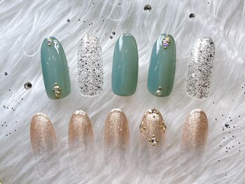 ネイルサロン インプレス(Impress)の写真/【自爪を傷つけない＊フィルイン導入】季節感あふれる上品デザイン豊富♪オフィスネイルにも◎