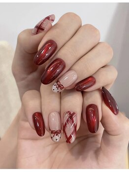 キアラネイルサロンの写真/【日常～イベント&ブライダル◎】定額シンプルコース¥6000→¥5500/持ち込みデザイン120分¥8980/長さ出しも