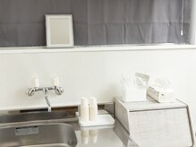 ホワイティアの雰囲気（施術に使える歯磨きスペース完備）