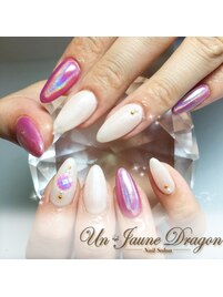 ピンク☆ユニコーンネイル
