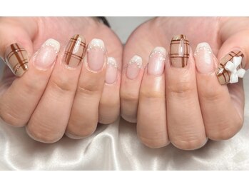 レディスペネイル ノマエ 名駅店(Redispe nail nomae)/チェックネイル