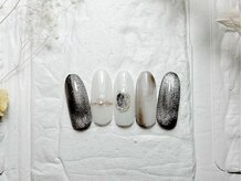 ブリスフルハピネス(Blissful happiness)/定額ネイル（simple）梅雨ver.