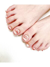 ガーリーフットネイル