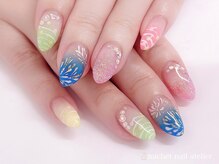 ミケ/夏祭りネイル