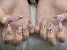 ネイルズバー 新宿店(Nails Bar)/妖精ローズゼリーネイル