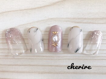 シェリール 北千住(Cherire)/天然石風先端ラメアート☆