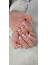 ネイルズ ビー(Nail's be)/立体パールネイル