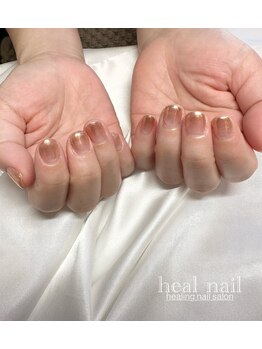 ヒールネイル(heal nail)/ミラーグラデーション