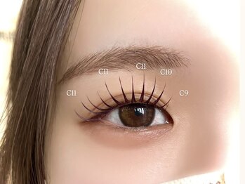 エネ ラッシュアンドブロウ バイ アンドエラ(ENNE Lash&Blow by&ERA)/＆healthy×カラーエクステ