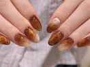 ブラウンネイル ミラー グラデ