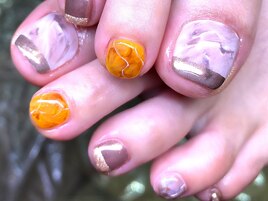 フットネイルデザイン