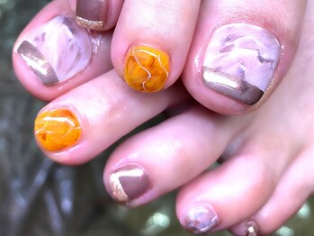 ピーボックス(P BOX)/フットネイルデザイン