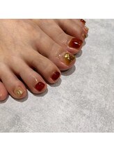 ヴィヴィアンビューティ ネイルアンドアイ Viviean Beauty Nail & Eye/ニュアンスフットネイル