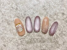 ミオリィ(meoli)/ワンカラー＋ぷっくりアート