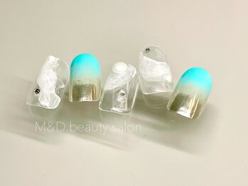 エムアンドディビューティサロン 銀座店(M&D)/【定額ニュアンスネイル】