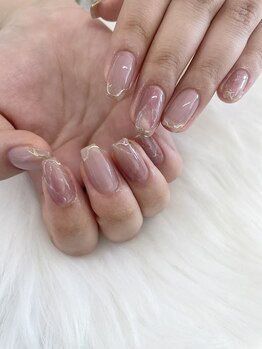 ジェイエフワイネイル(JFY nail)/【長澤】ニュアンスネイル