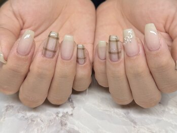 チャコル(chacol)/チェックネイル