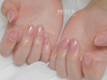 ネクサス(NEXUS)/フレッシュ桃ネイル ニュアンス
