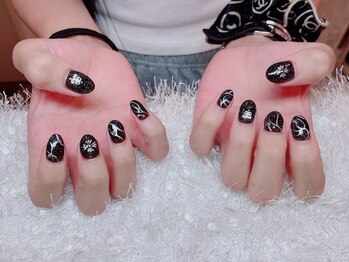 レアネイル 新宿(le'a nail)/メタリックデザイン