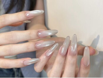 ナユキネイル 渋谷店(NA.YUKI NAIL)/ちゅるん透明感ネイル