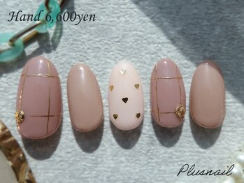プラスネイル 北千住東口店(PLUS NAIL)/【3183】チェックネイル
