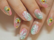 アールローズ(R-rose)/成人式ネイル￥10022