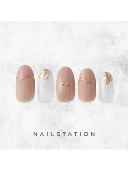 ネイルステーション ルミネ新宿1店(NAIL STATION)/シンプルネイル／パラジェル