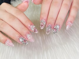 ★量産ビジューパーツネイル★