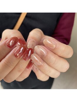 リノ 大阪本町店(lino)/ニュアンスネイル