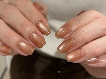 アンゲッコ 長堀橋(angecco)/秋のマグネットネイル