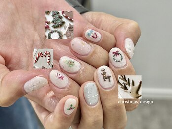 クリスマスネイル
