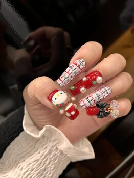 クリスマスネイル