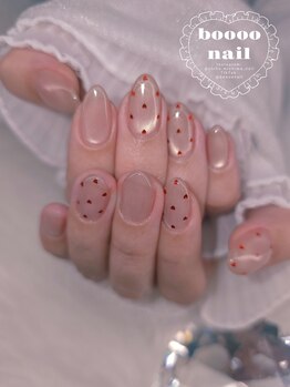 ブーネイル(boooo nail)/新作◇ハートマグネットネイル