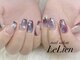 ルリアン(LeLien)の写真/360度どこから眺めても美しい、カジュアルにシンプルネイルを楽しめる◇トレンドデザインアート¥8000