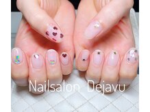 デジャヴ(Dejavu)/クリアのホロネイル