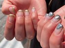 <ハンド>デザインシンプルネイル