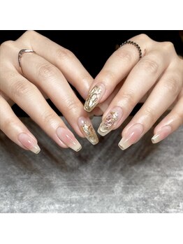 10本art/チークネイル