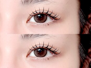 アイル バイ カミノワ(I'LL by kaminowa)の写真/【三宮】驚くほどのモチと軽さ！LEDフラットラッシュエクステのクーポンあり☆100本4980円！