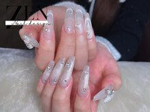 ゼン ネイル デザイン 池袋(ZEN NAIL DESIGN)/長さだしやり放題×つけ放題