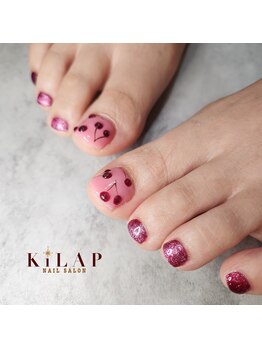 ネイルサロン キラップ(Nail Salon KiLAP)/フットネイル定額¥9000